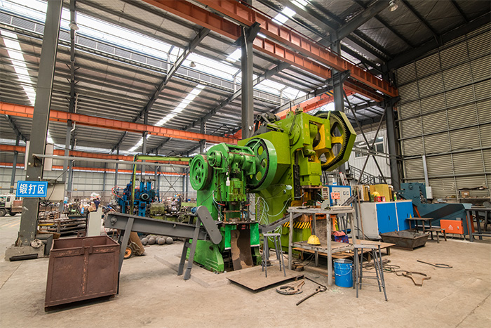 绍兴网架配件-锥头加工车间